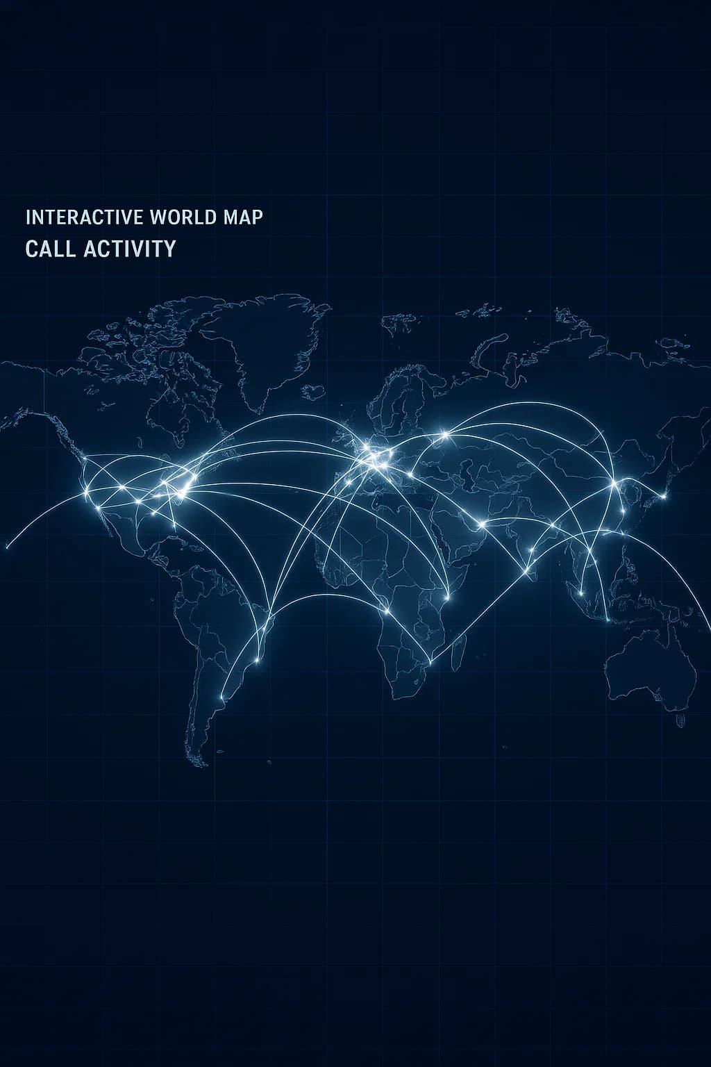 Interactive World Map with Call Activity